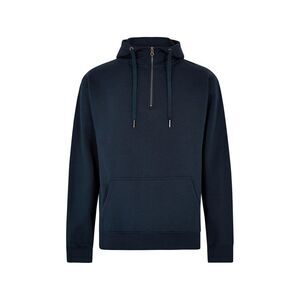 Kustom Kit Mens Quarter Zip Regular Hoodie / Navy
